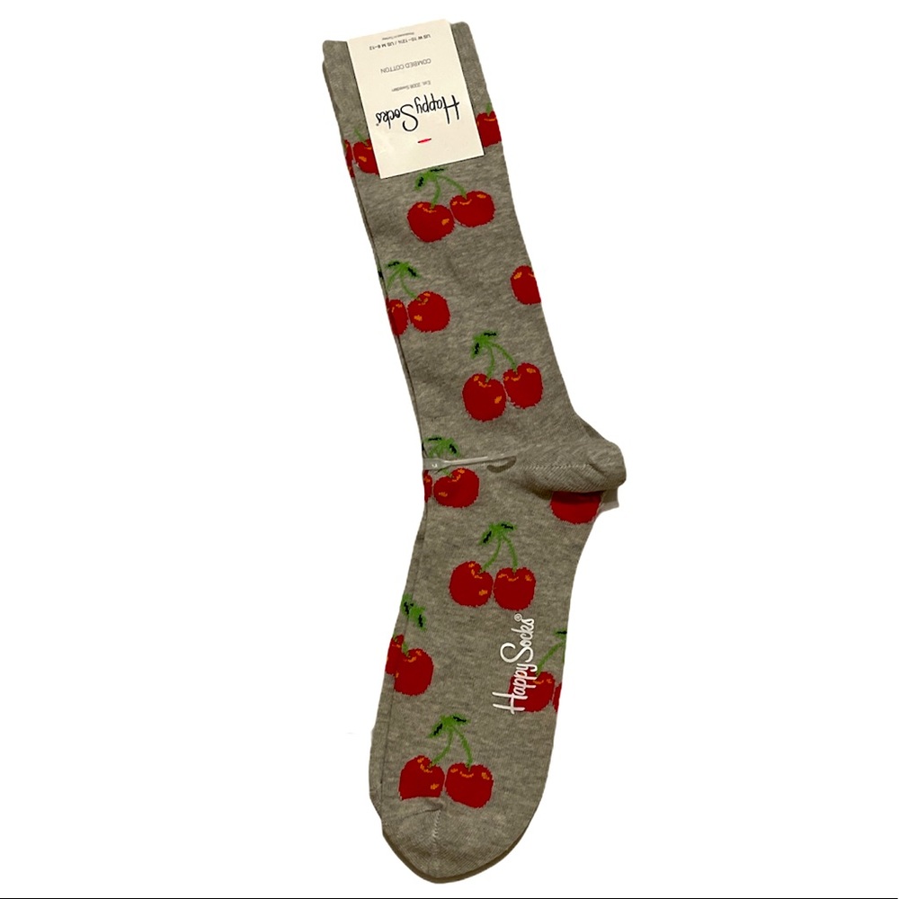 Happy Socks knee high cherry socks